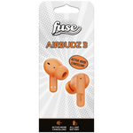 Fuse Airbudz 3 Noise Cancelling Earbuds - Orange front of box