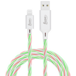 USB C to USB A Light Up LED Cables 1m Red Green