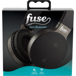 Fuse Bluetooth Over Ear Headphones Black. Features Hands-Free Microphones, Bluetooth Volume / Track Control, Answer / End Call Function, Micro USB Charge