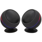 Fuse Premium Waterproof Bluetooth Speaker in Black with hands-free microphone, track control, volume control, 2x 5W spreakers