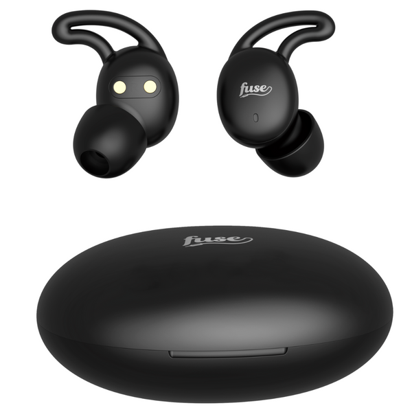 Fuse bluetooth earbuds top